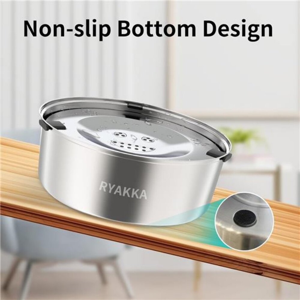 1L/0.26Gallon No Spill and Slow Water Bowl for Small Dogs - Picture 4 of 7